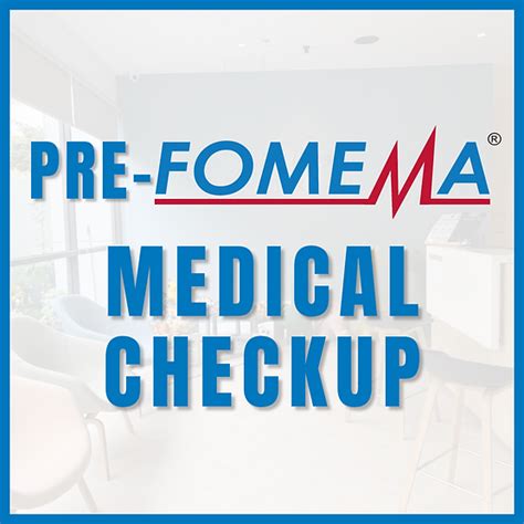 fomema check|FOMEMA Medical Examination – Empowering Health.